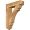 Ekena Millwork Olympic Arts and Crafts Rough Sawn Bracket w/ Offset Brace, Western Red Cedar, 8"W x 32"D x 40"H BKT0806X32X40OLY03RWR - alternate 1